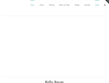Tablet Screenshot of kellybauer.info